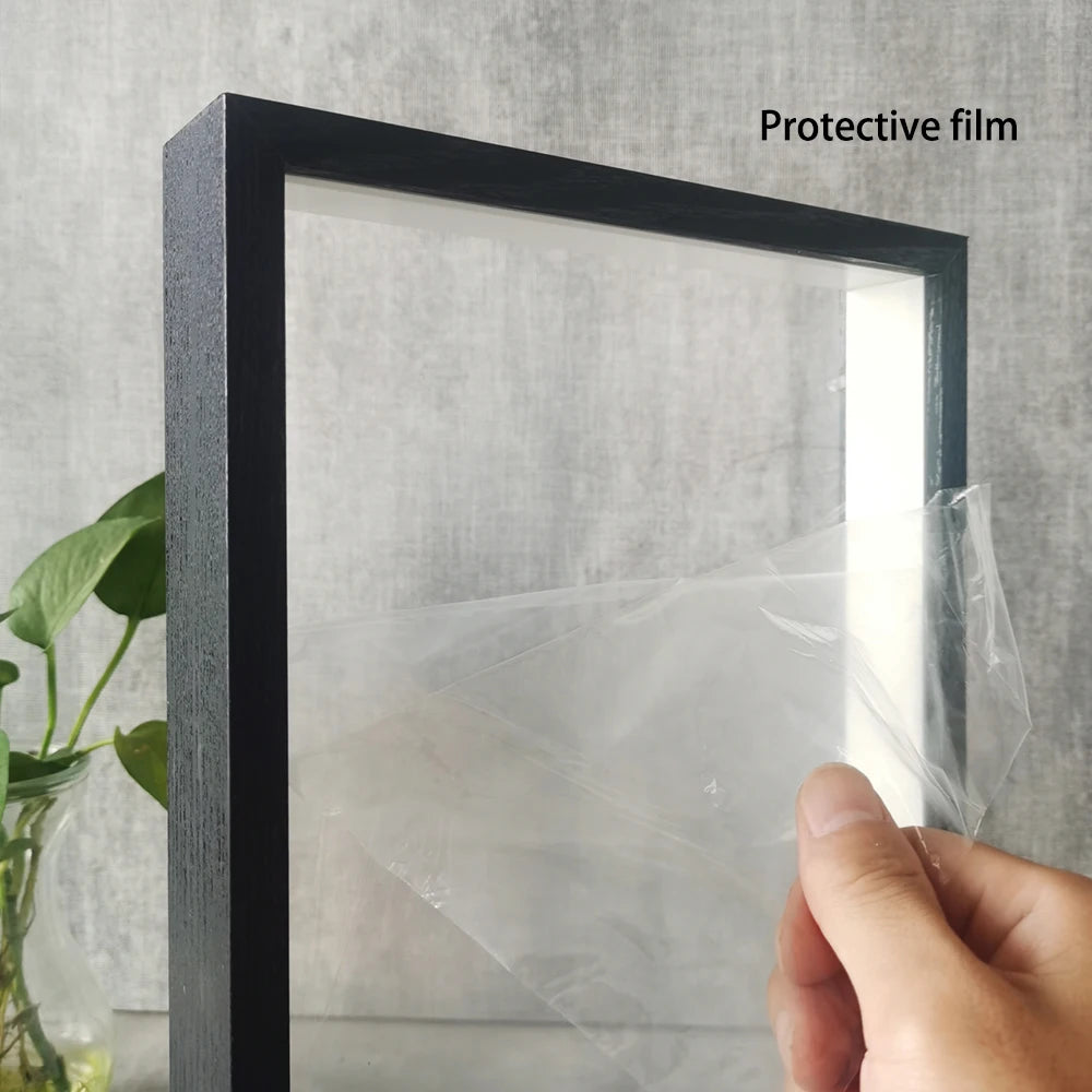 Wooden Shadow Box Photo Frame – Deep Display Frame for Home Decor