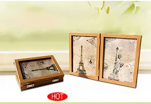 Wooden Shadow Box Photo Frame – Deep Display Frame for Home Decor