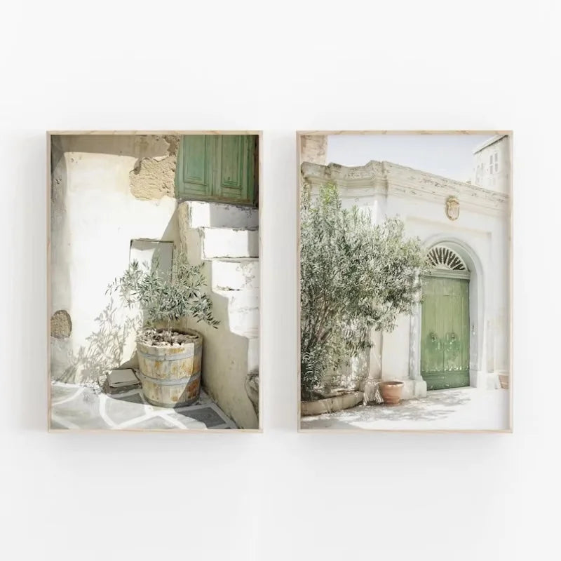 Botanical Canvas Wall Art – 2-Piece Set, Unframed Prints