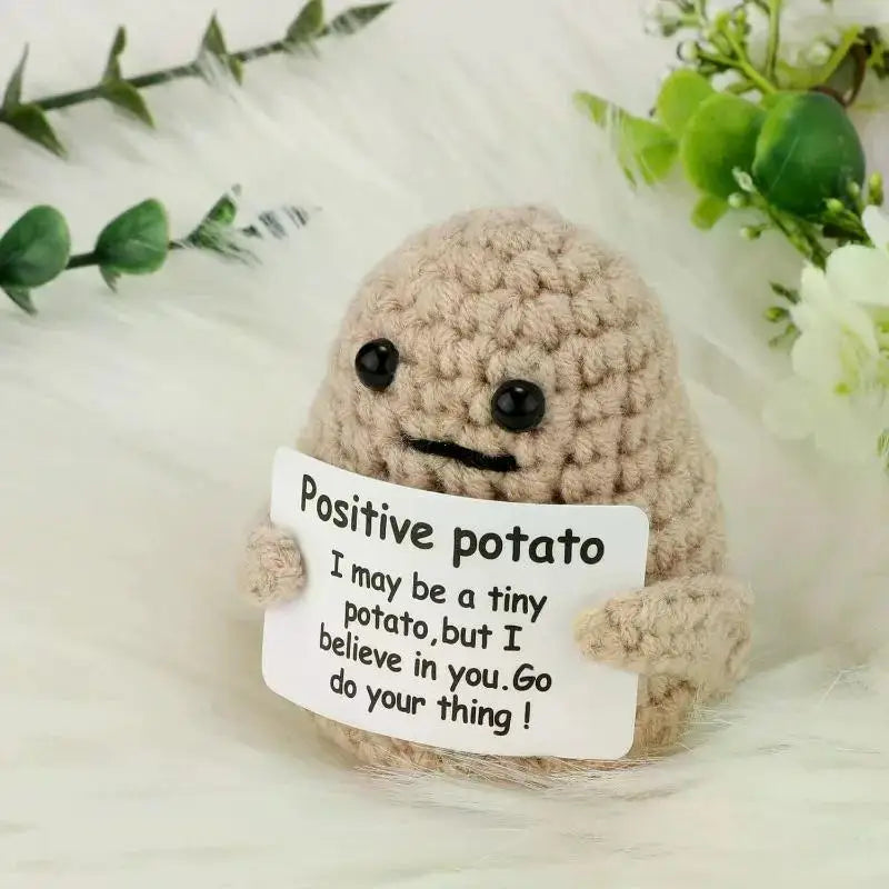 Handmade Crochet Plush Doll – Cute Knit Gift & Home Decor