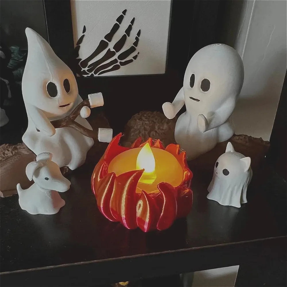 Halloween Ghost Campfire Decoration Set