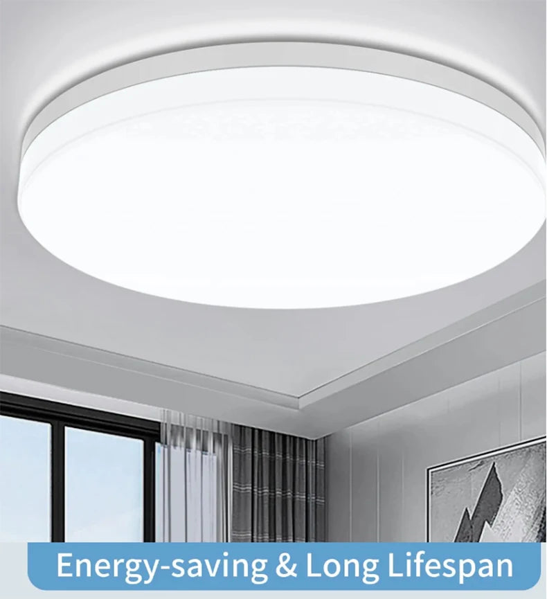Ultra-Thin Round LED Ceiling Light – Modern Home Lighting