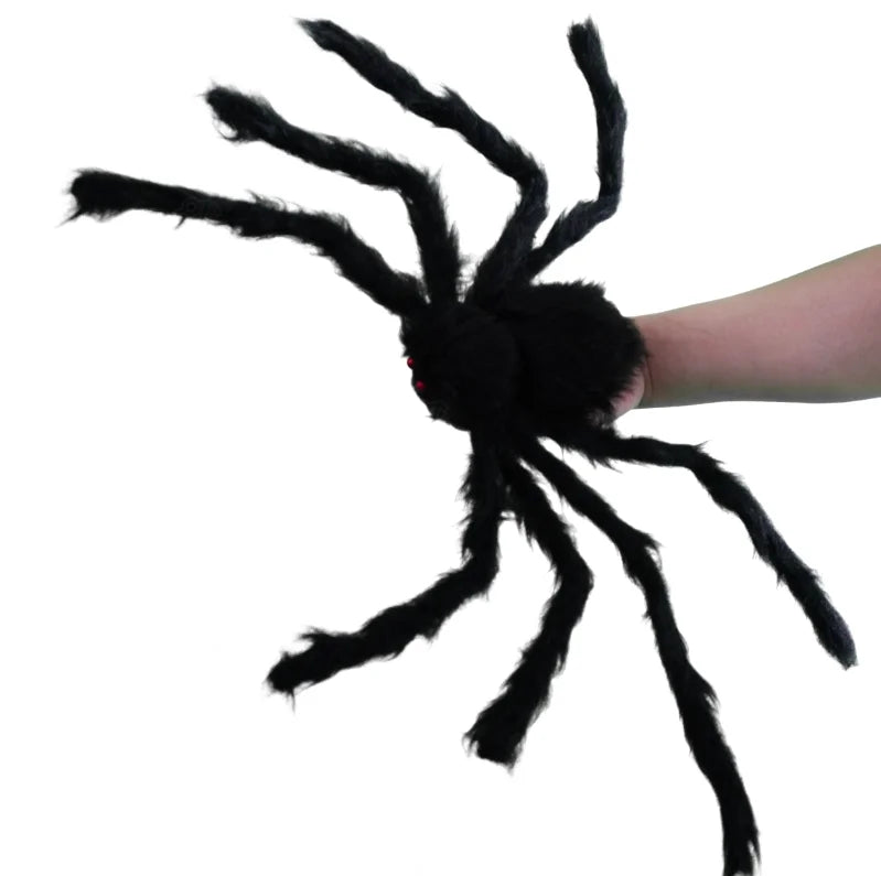 Giant Halloween Plush Spider Decoration – 30cm to 200cm