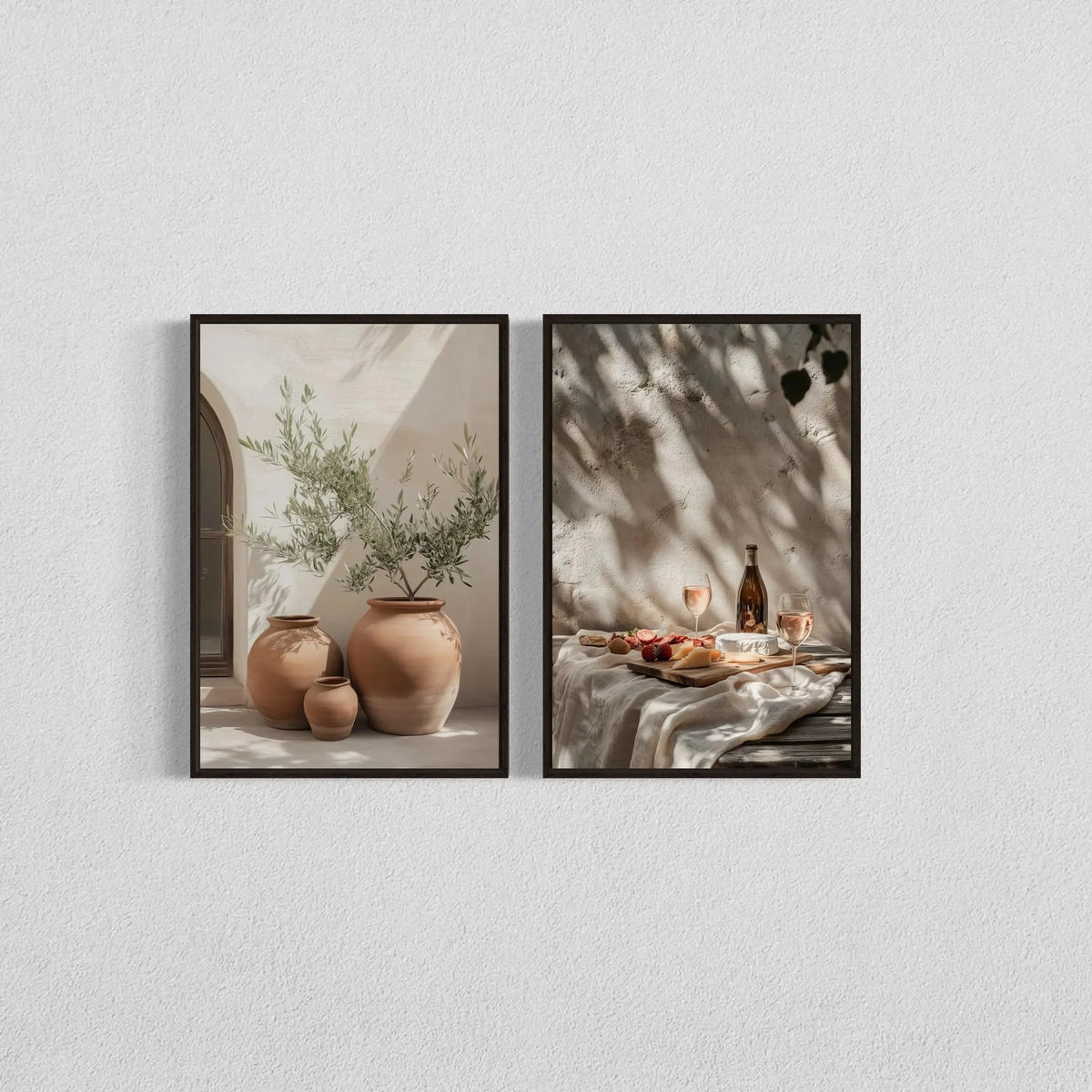 Botanical Canvas Wall Art – 2-Piece Set, Unframed Prints