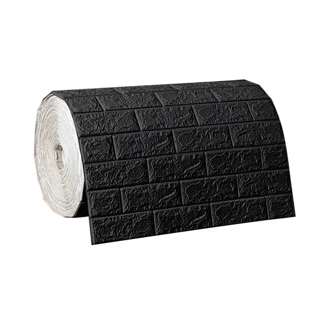 3D Foam Brick Wall Sticker – Self-Adhesive Waterproof Wallpaper