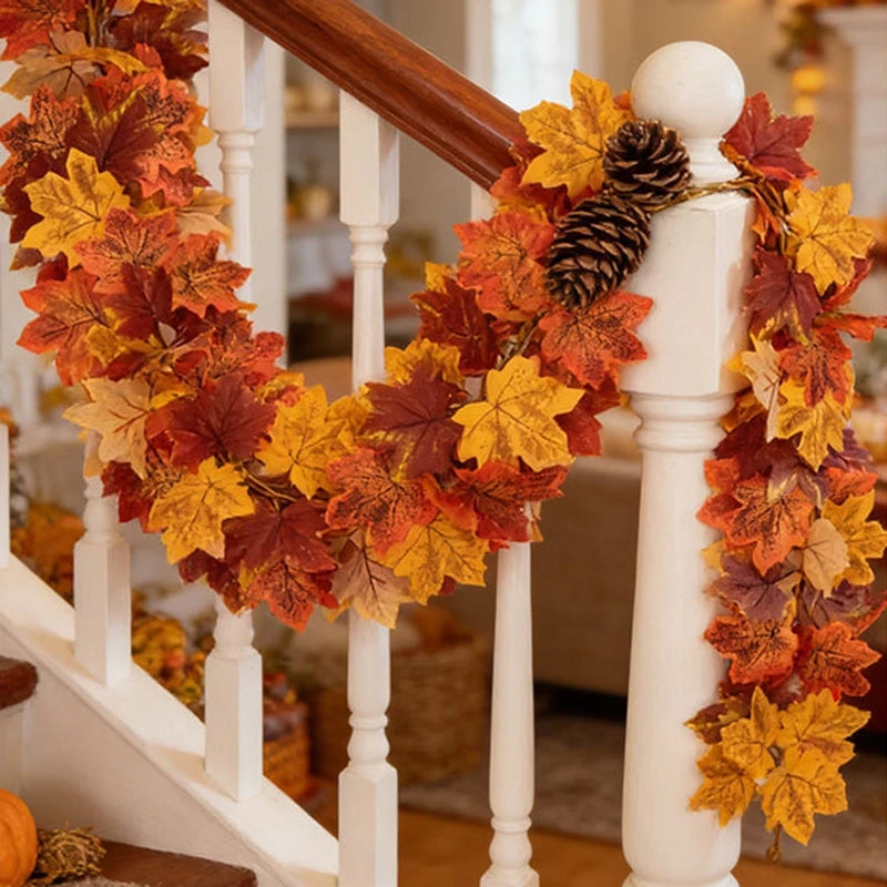 Artificial Maple Leaf Fall Decoration