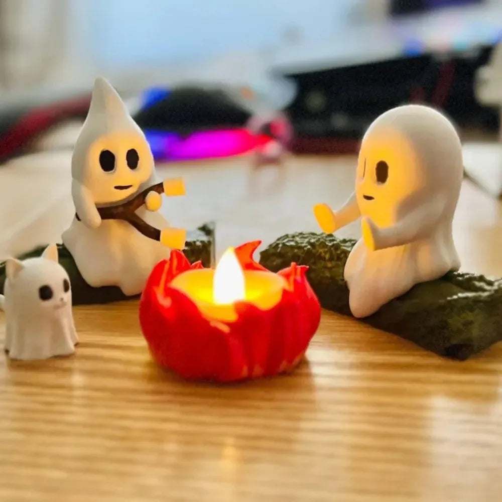 Halloween Ghost Campfire Decoration Set