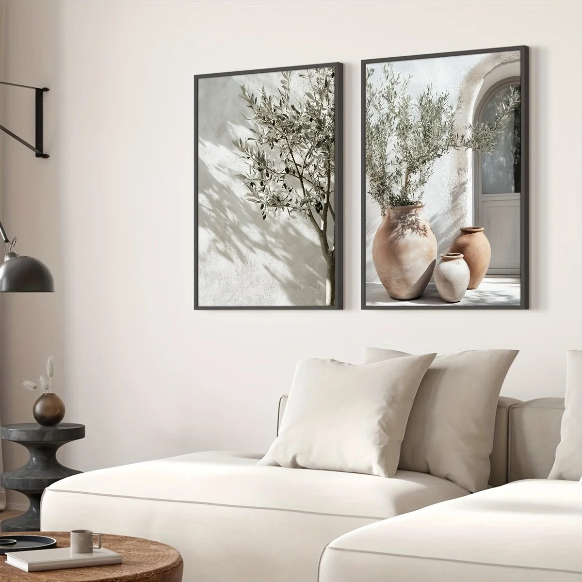 Botanical Canvas Wall Art – 2-Piece Set, Unframed Prints