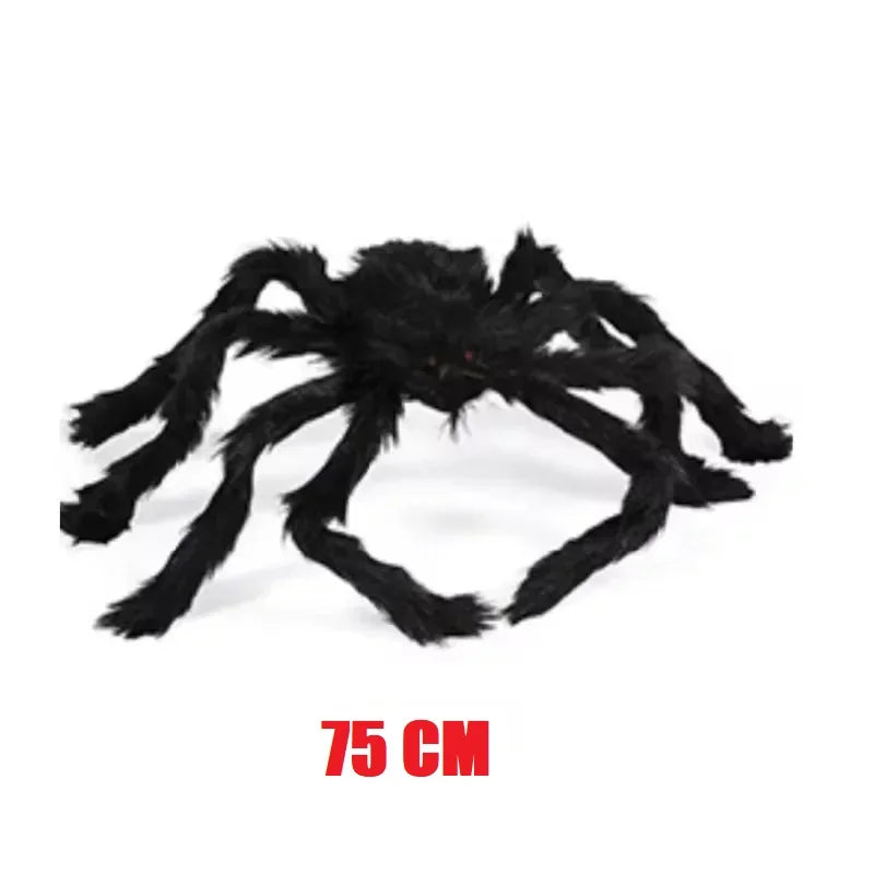Giant Halloween Plush Spider Decoration – 30cm to 200cm