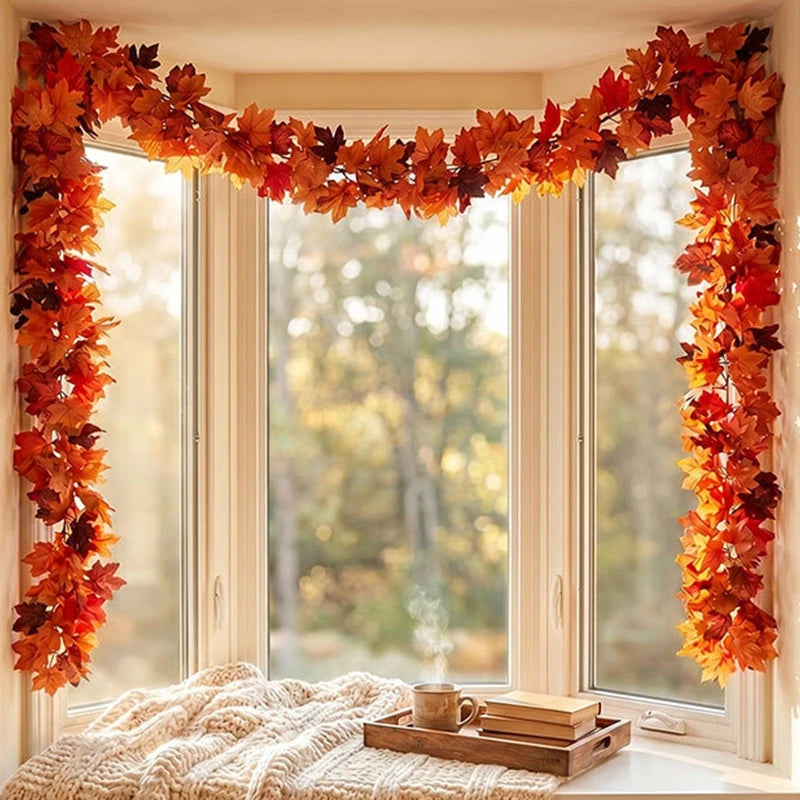 Artificial Maple Leaf Fall Decoration