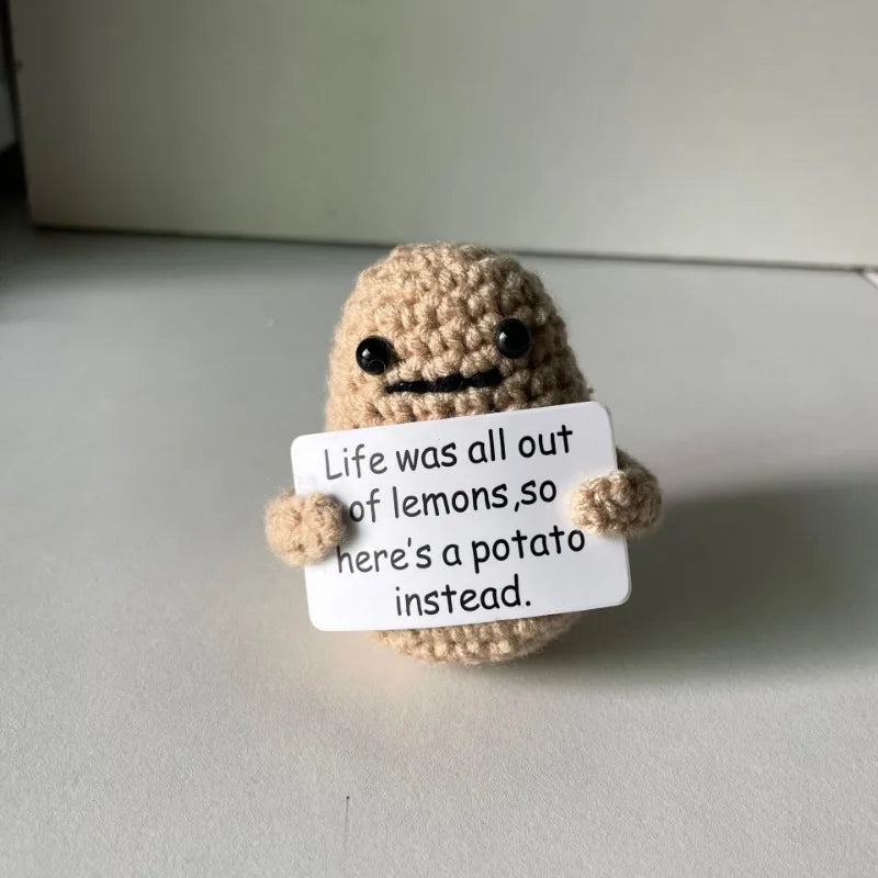 Handmade Crochet Plush Doll – Cute Knit Gift & Home Decor