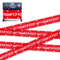 Halloween Skull Warning Tape Decoration
