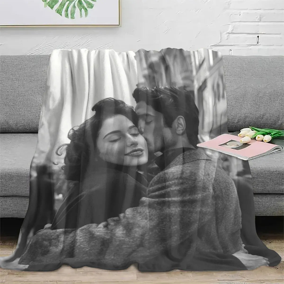 Custom Photo Blanket – Personalized Flannel Gift