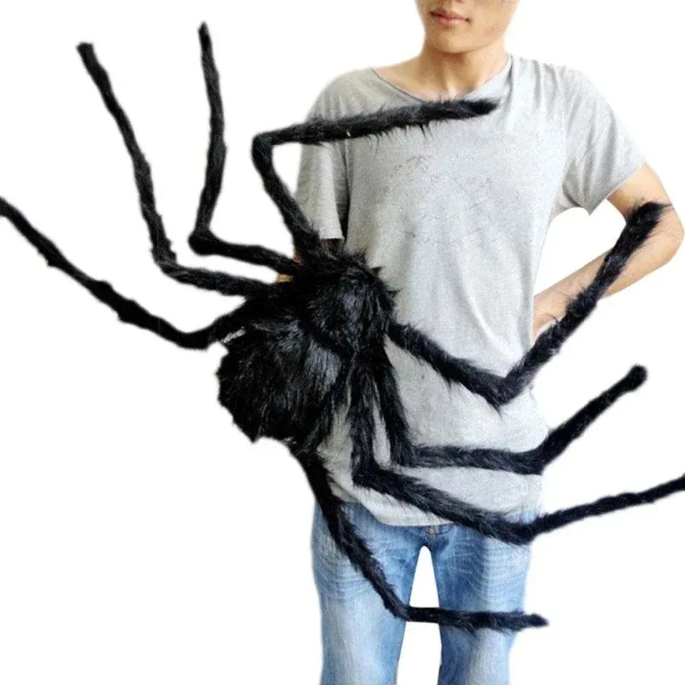 Giant Halloween Plush Spider Decoration – 30cm to 200cm