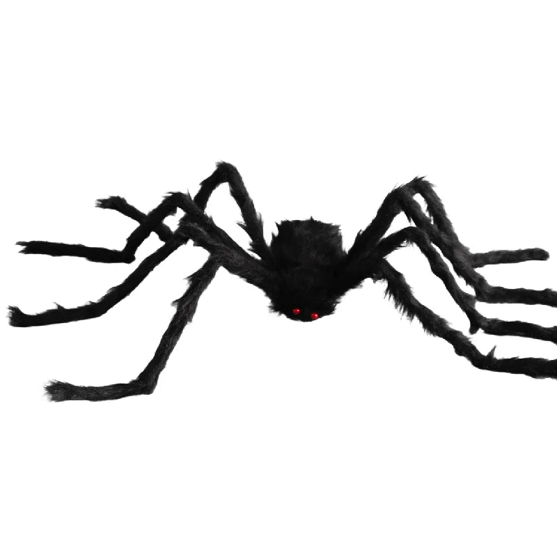 Giant Halloween Plush Spider Decoration – 30cm to 200cm