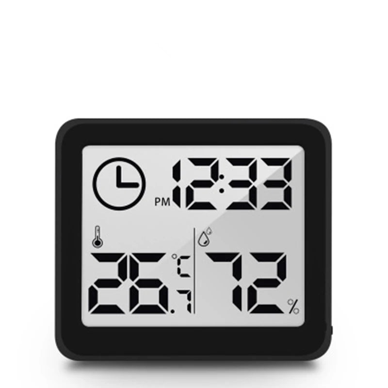 Digital Desk Clock with Temperature & Humidity Display