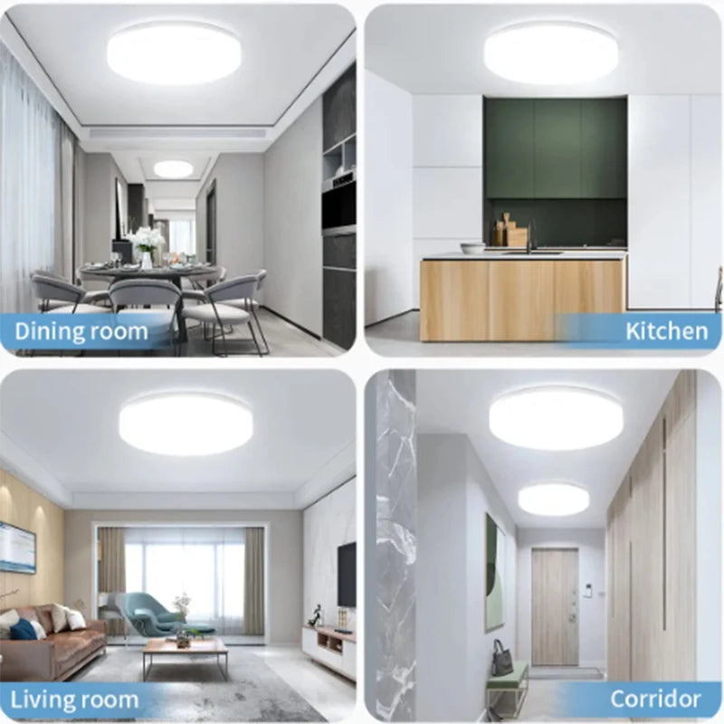 Ultra-Thin Round LED Ceiling Light – Modern Home Lighting