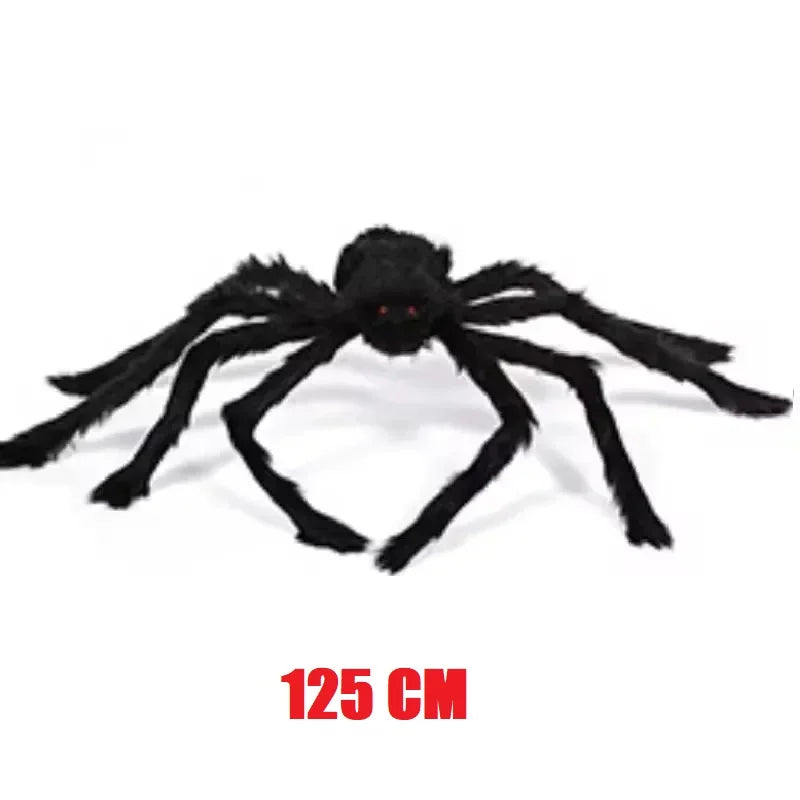 Giant Halloween Plush Spider Decoration – 30cm to 200cm