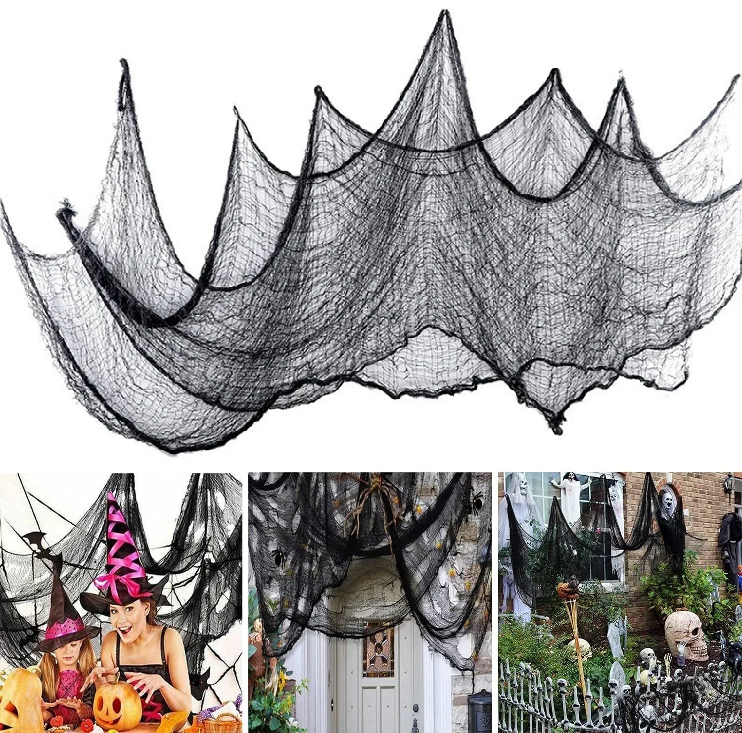 Halloween Creepy Gauze Cloth Decoration
