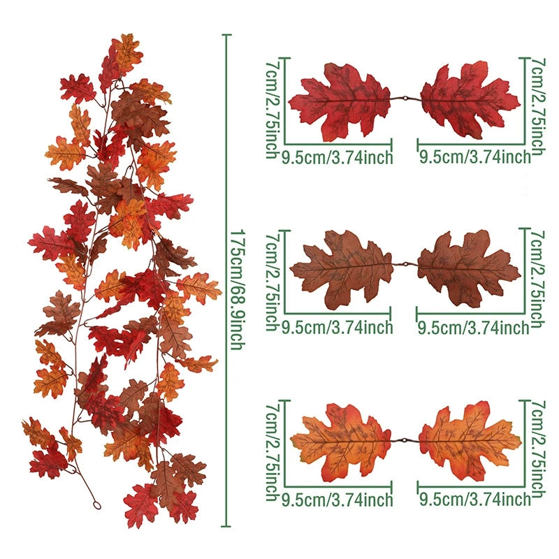 Artificial Maple Leaf Fall Decoration