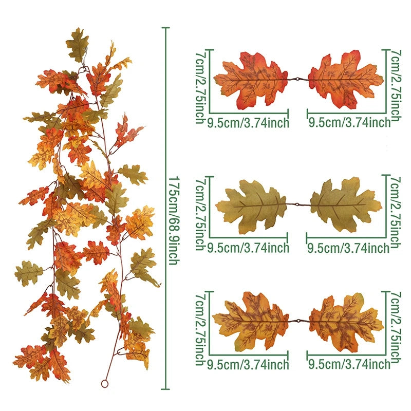 Artificial Maple Leaf Fall Decoration