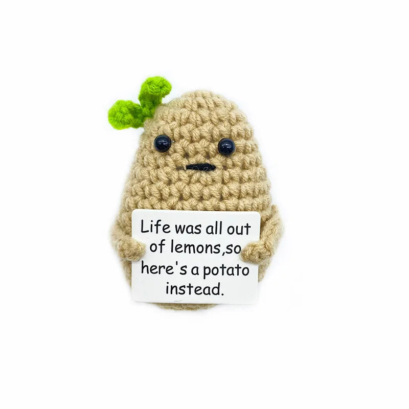 Handmade Crochet Plush Doll – Cute Knit Gift & Home Decor