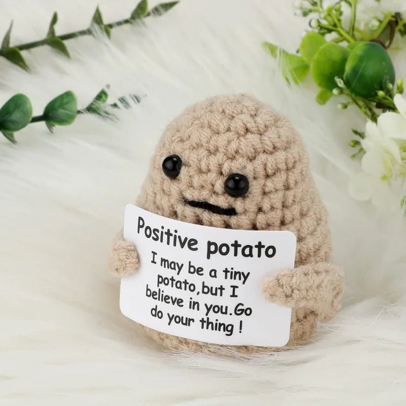 Handmade Crochet Plush Doll – Cute Knit Gift & Home Decor
