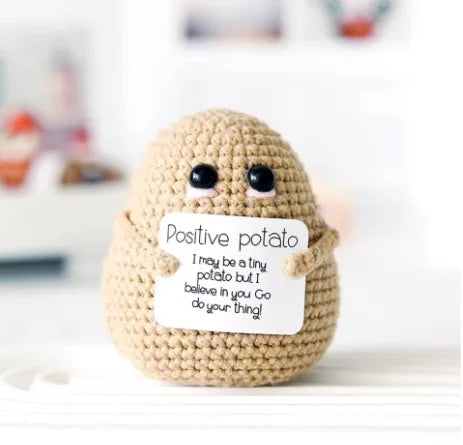 Handmade Crochet Plush Doll – Cute Knit Gift & Home Decor
