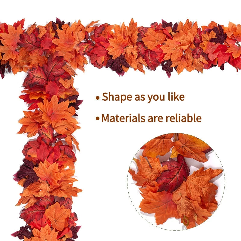 Artificial Maple Leaf Fall Decoration