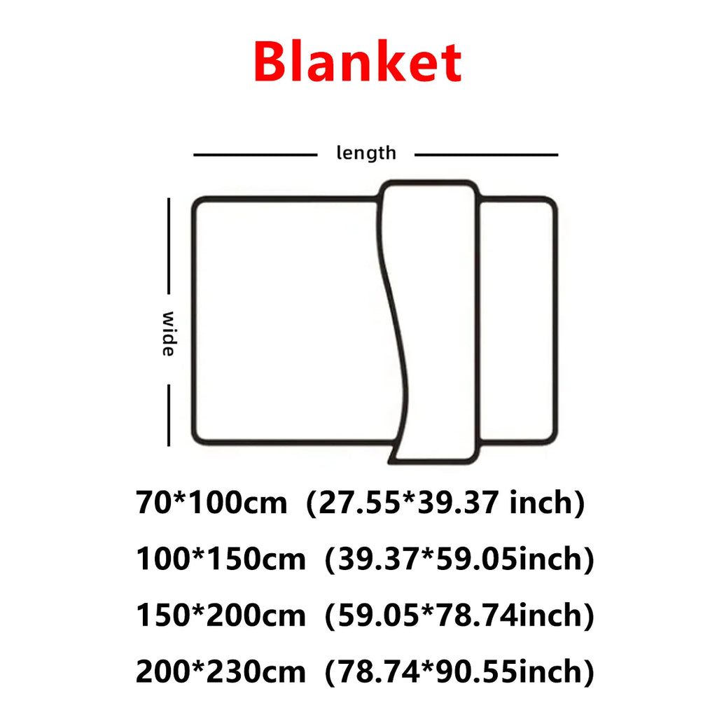 Cozy Striped Fleece Blanket
