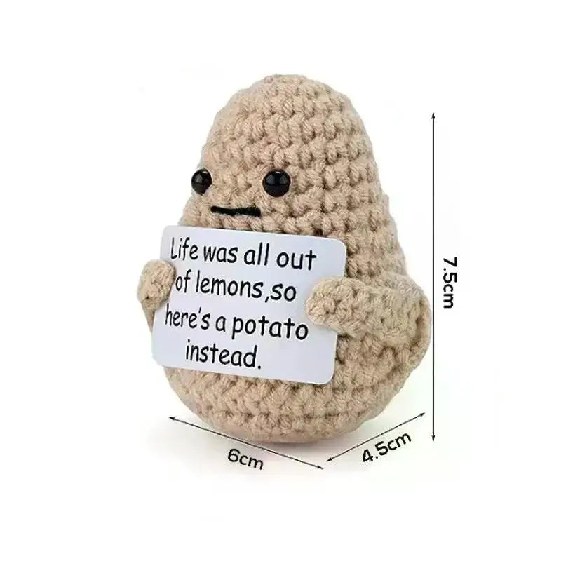 Handmade Crochet Plush Doll – Cute Knit Gift & Home Decor