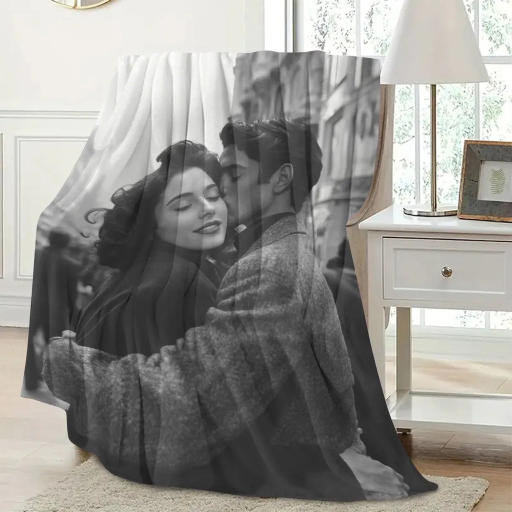 Custom Photo Blanket – Personalized Flannel Gift