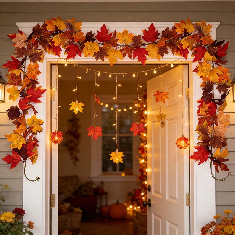 Artificial Maple Leaf Fall Decoration