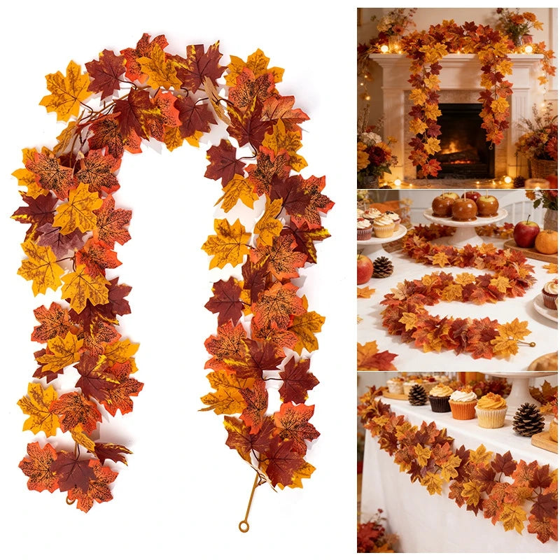 Artificial Maple Leaf Fall Decoration