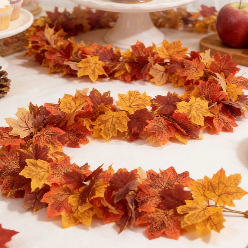 Artificial Maple Leaf Fall Decoration
