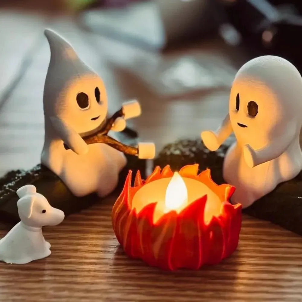 Halloween Ghost Campfire Decoration Set