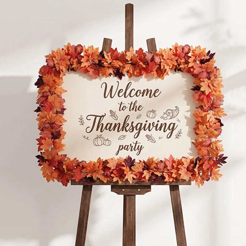 Artificial Maple Leaf Fall Decoration