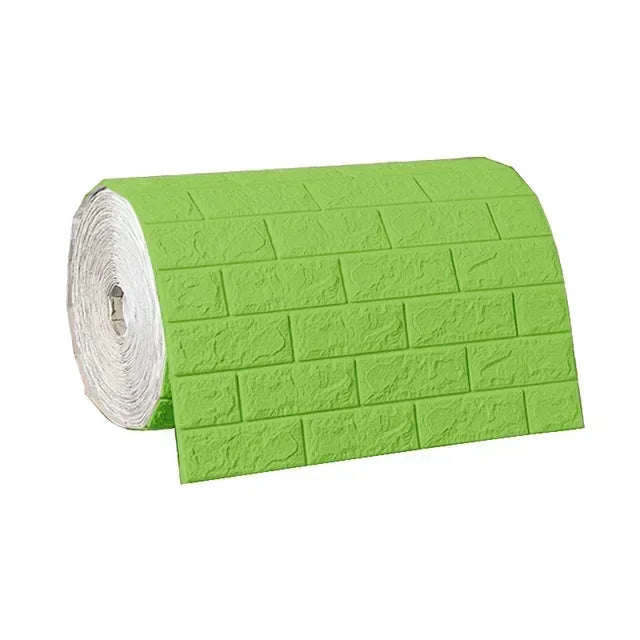 3D Foam Brick Wall Sticker – Self-Adhesive Waterproof Wallpaper